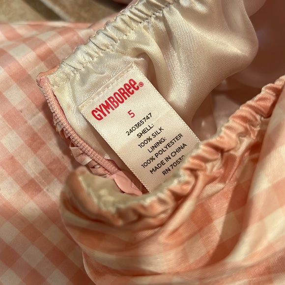 Barbie movie lookalike Pink and white silk plaid halter dress - Picture 4 of 8